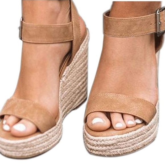 Vicki women’s platform wedge sandals - Picture 2 of 3